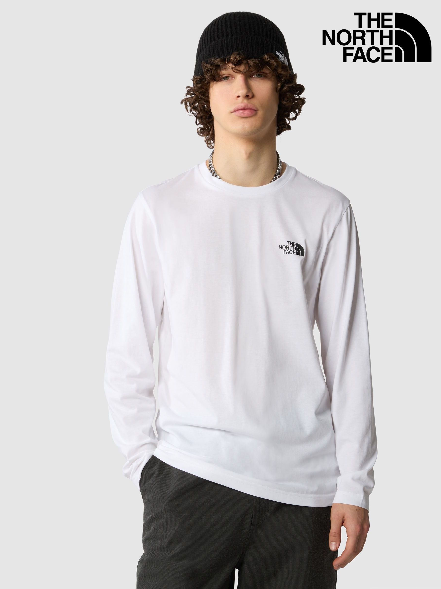 White north face shirt on sale