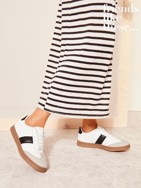 Friends Like These Lace Up Retro Sports Trainers (K77197) | € 21