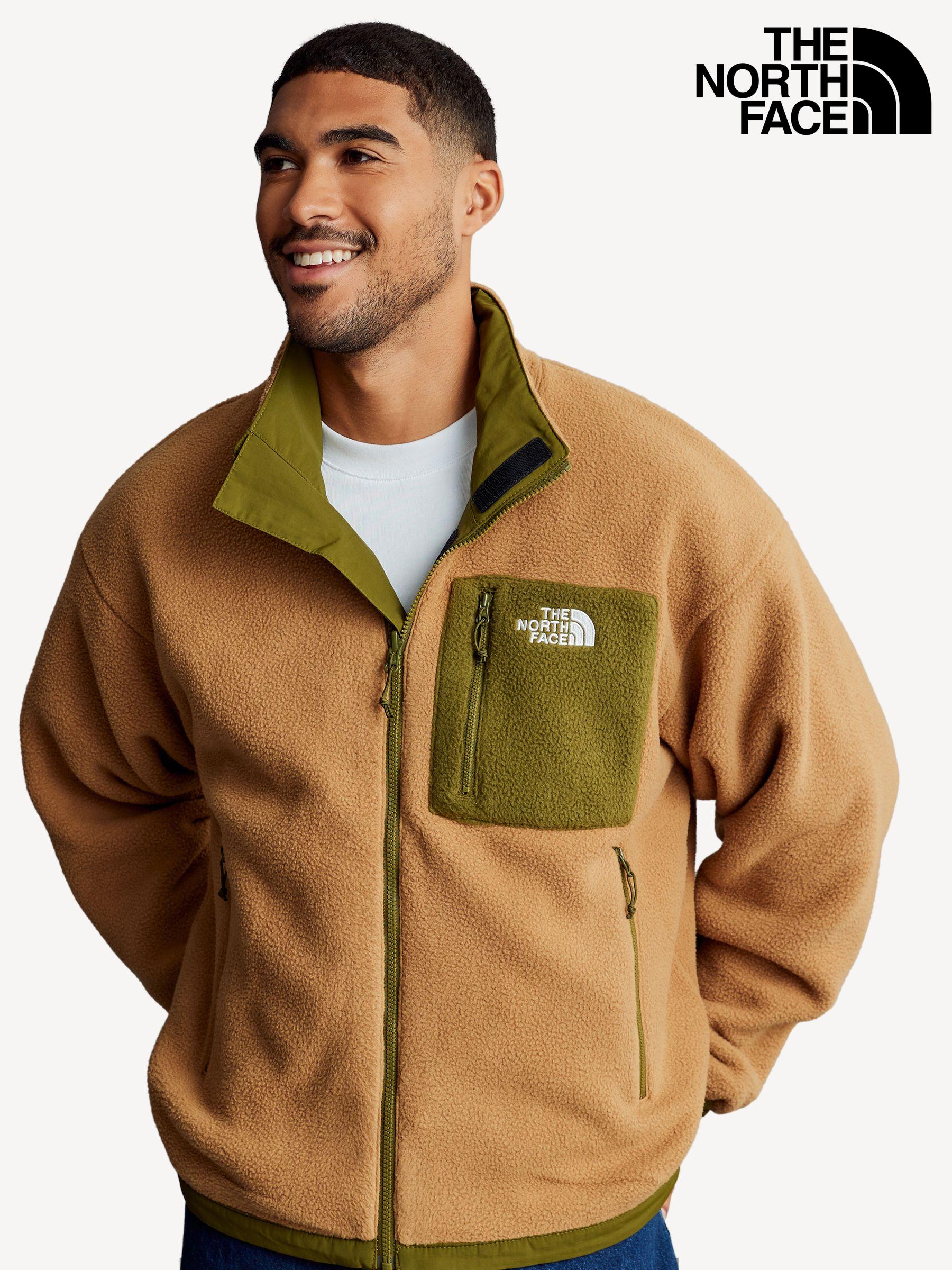North face mens fleece lined jacket clearance