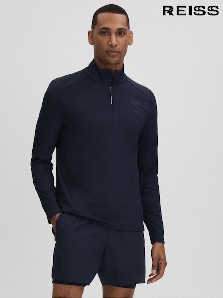 Reiss Jett Castore Performance Quarter-zip Funnel Neck Top (K77591) | €154
