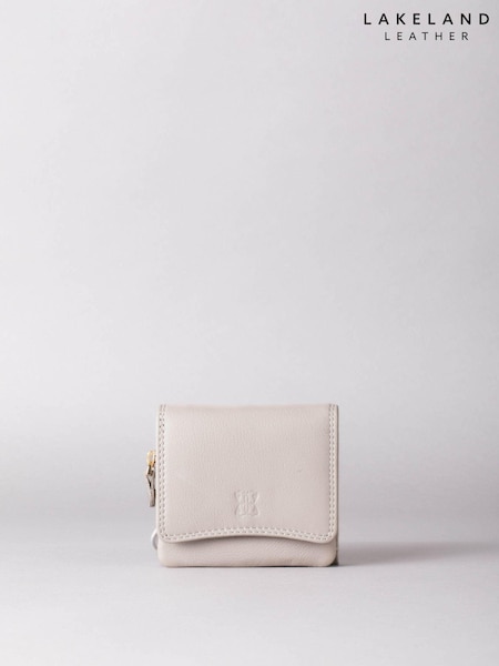 Harmaa - Lakeland Leather Pieni Flapover Kukkaro (K77785) | €35