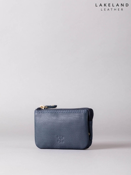 Lakeland Leather Navy blue Multi Pocket Coin Purse (K77807) | $32