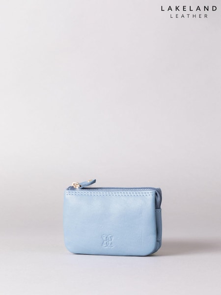 Lakeland Leather Sky Blue Multi Pocket Coin Purse (K77811) | €25