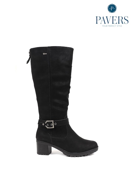 Pavers Heeled Riding Boots (K77825) | AED204
