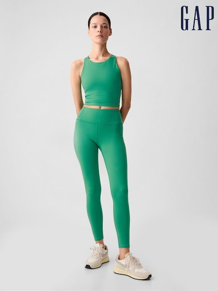 Gap Green High Waisted Power Stretch Full Length Leggings (K78173) | €22.50