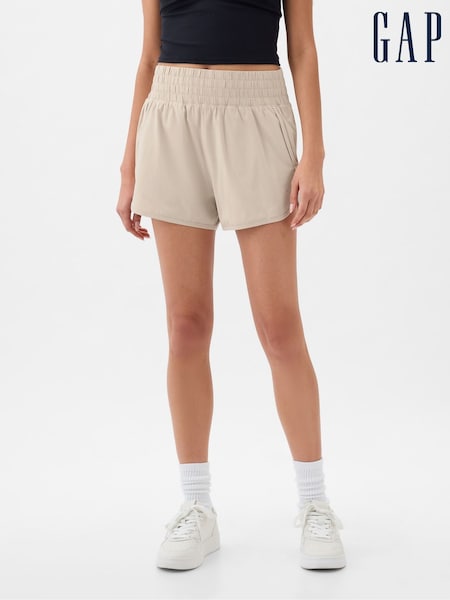 Gap Beige High Waisted Elasticated Running Shorts (K78209) | €13.50