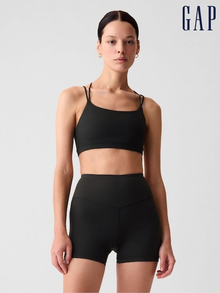 Gap Black Power Medium Impact Racerback Strappy Sports Bra (K78220) | €33
