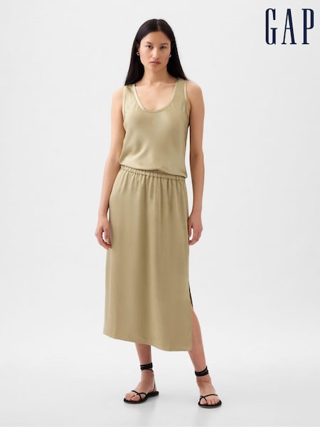 Gap Gold Satin Midi Skirt (K78239) | €18.50