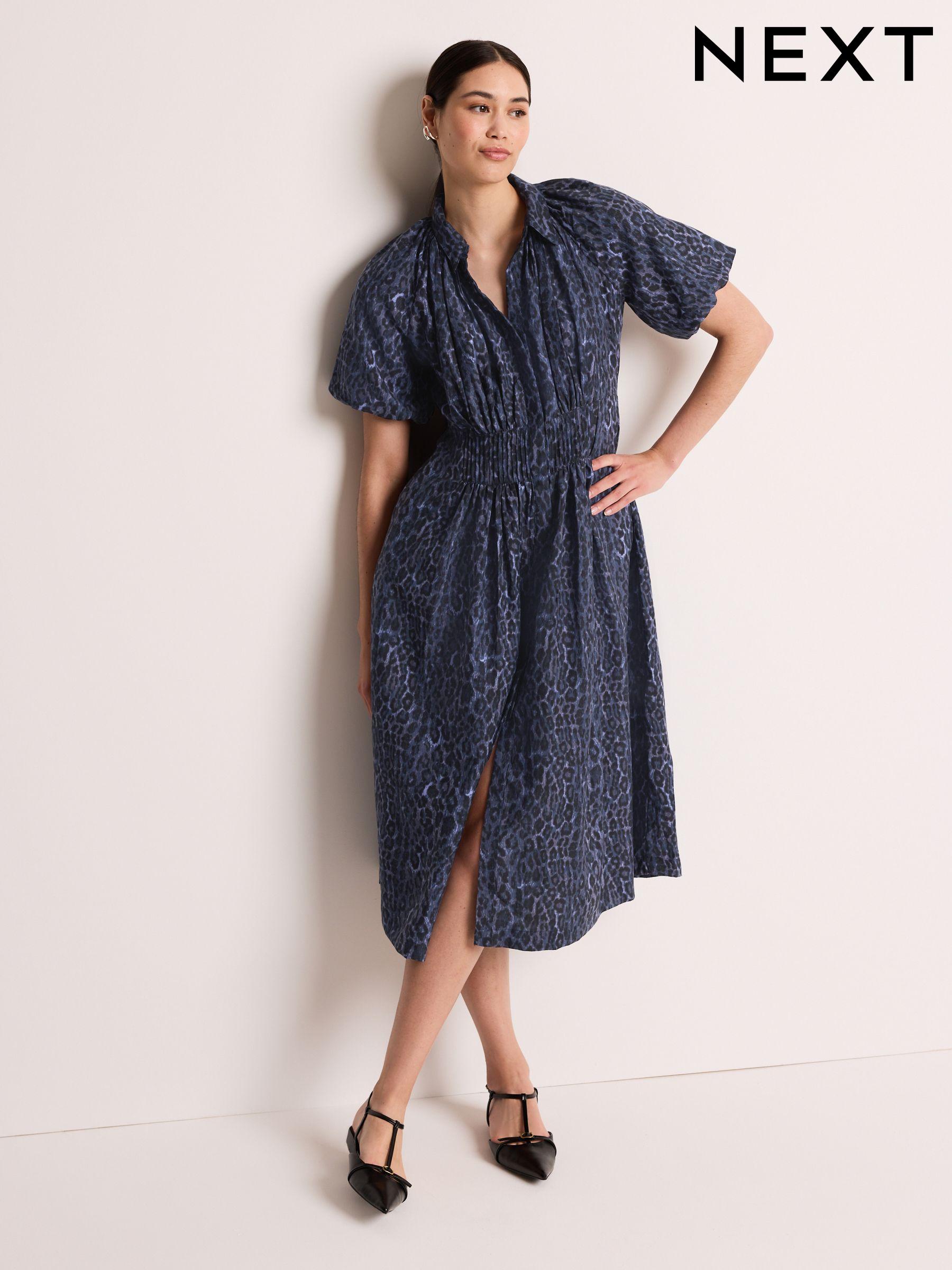 Smart blue dresses uk outlet