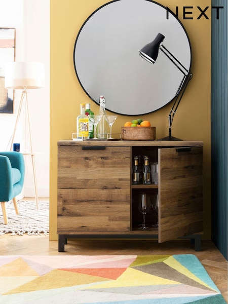 Dark Natural Bronx Oak Effect Compact Sideboard (K78416) | €305