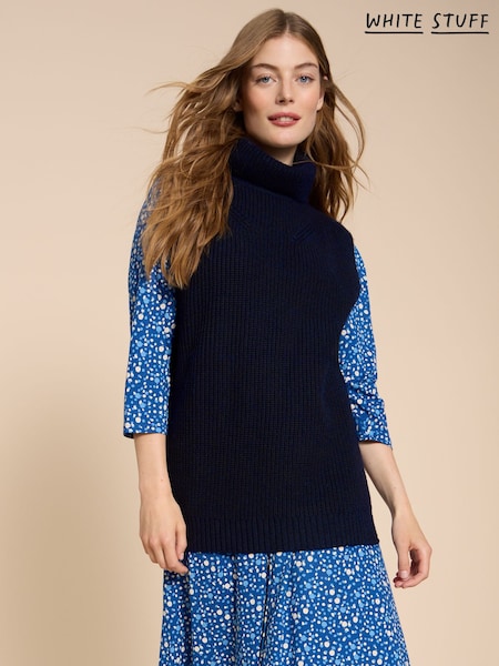 White Stuff Blue Trixie Tabard Jumper (K78667) | €31