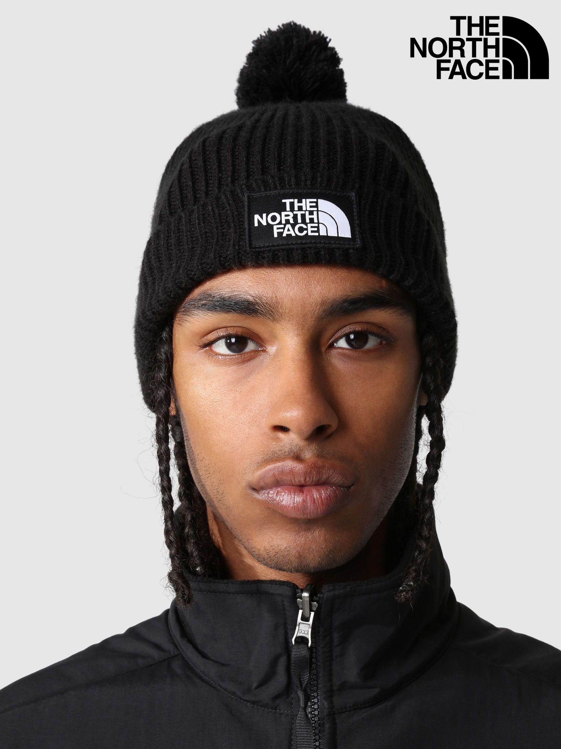 North face beanie pom sales