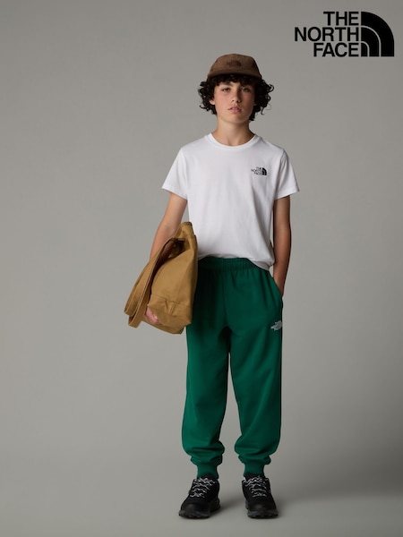 The North Face White Chrome Teen Simple Dome Short Sleeve T-Shirt (K78823) | €24