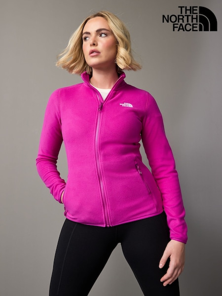 סגול - The North Face Womens Full Zip Glacier Fleece (K78828) | ‏377‏₪