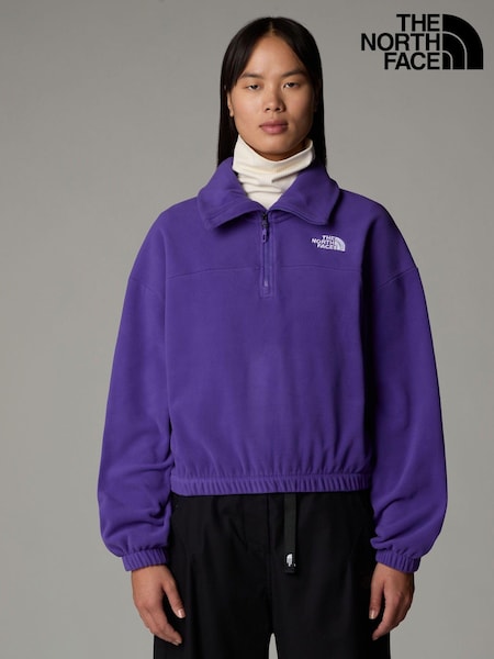 The North Face Purple Womens Glacier Half Zip Fleece (K78899) | AED204