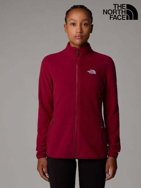 The North Face Red Womens Full Zip Glacier Fleece (K78927) | €61