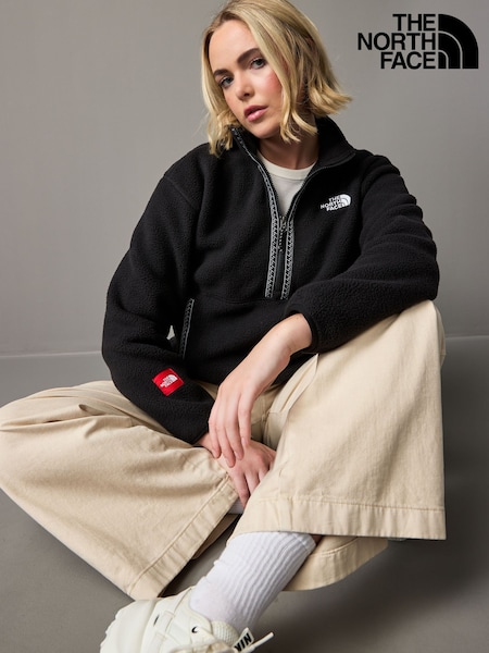 The North Face Black Womens Fleeski 1/4 Zip Fleece (K79085) | ₪453