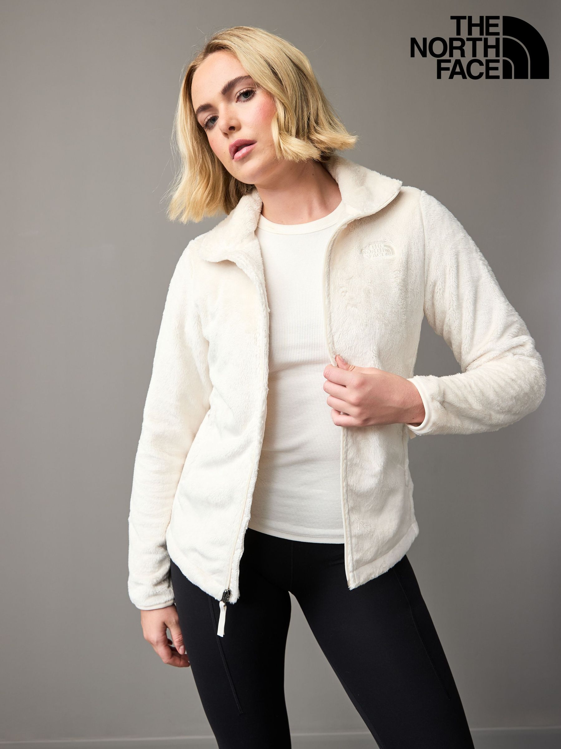 North face borg fleece top