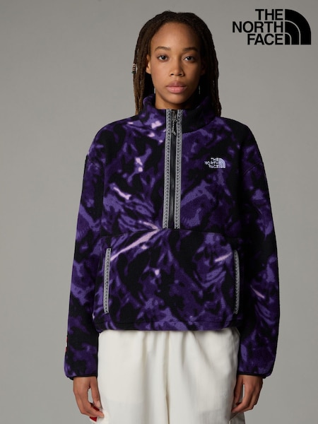 The North Face Purple Womens Fleeski 1/4 Zip Fleece (K79152) | ₪503