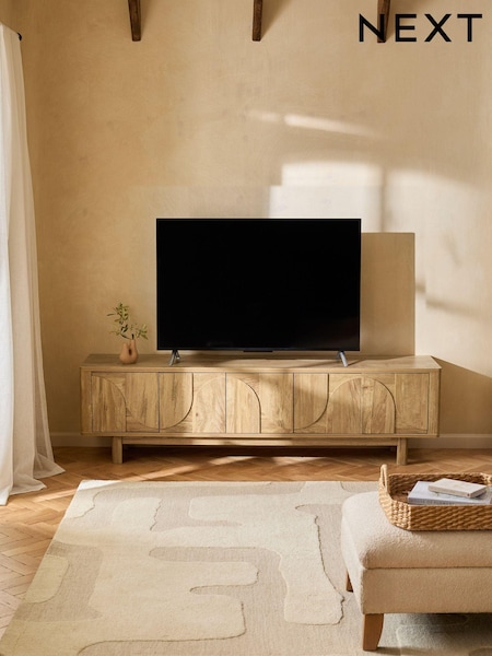 Natural Arches Mango Up to 80 inch Wood Effect TV Unit (K79335) | €460