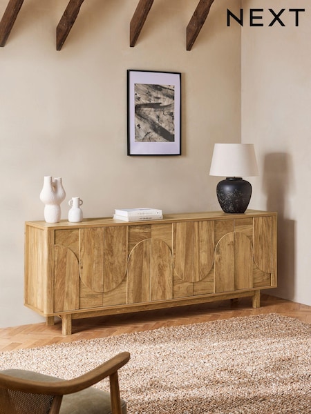 Natural Arches Mango Wood Effect Extra Large Sideboard (K79338) | €675