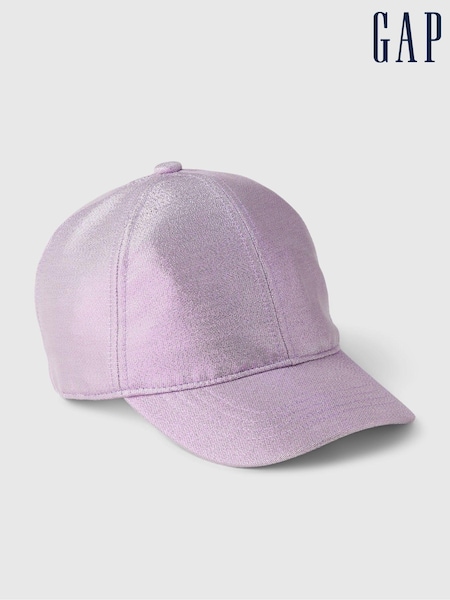 Gap Purple Metallic Kids Baseball Hat (K79353) | €8