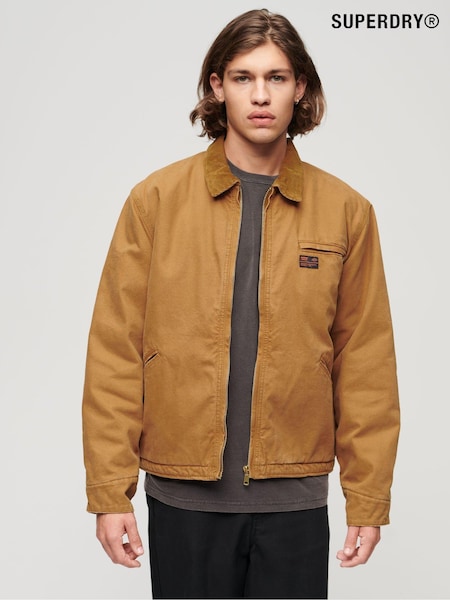 Braun - Superdry Surplus Ranch 100% Cotton Jacket (K79365) | 91 €