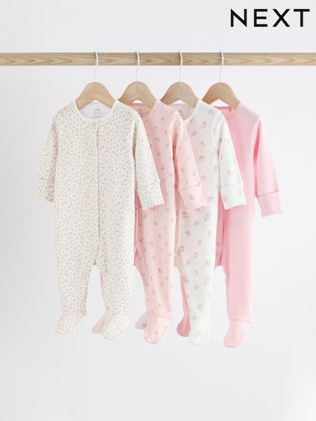 Rosa - Baby 100% Cotton Sleepsuits (0-2yrs) (K79420) | 25 € - 28 €