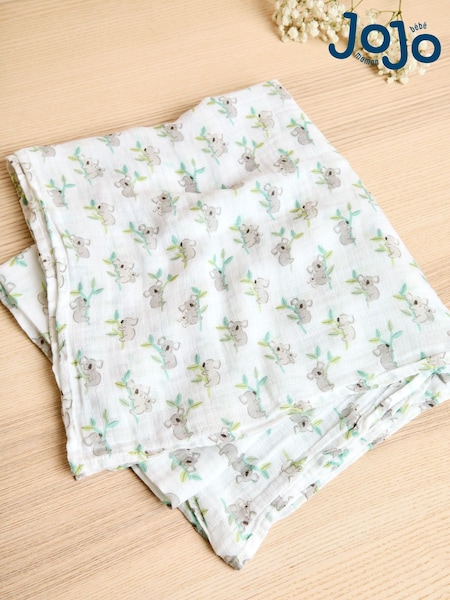JoJo Maman Bébé White Koala Extra Large Muslin (K79430) | R$ 140