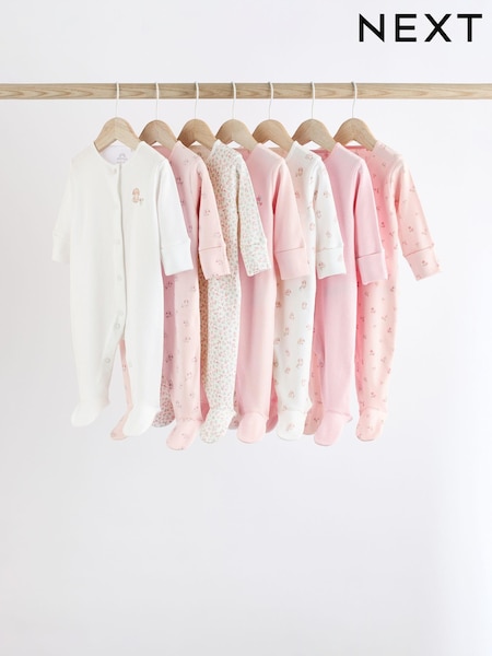 Rosa - Baby 100% Cotton Sleepsuits (0-2yrs) (K79432) | 41 € - 44 €