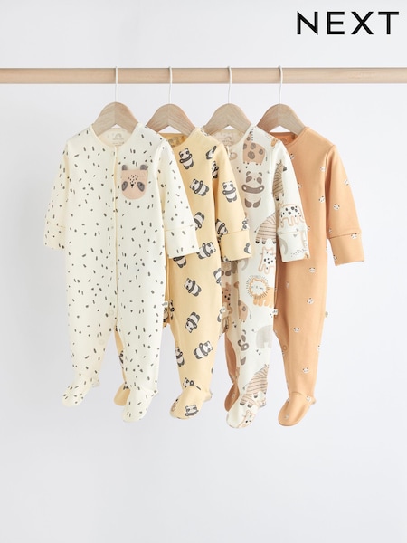 Ecru 100% Cotton Sleepsuit (0mths-2yrs) (K79542) | € 25 - € 28