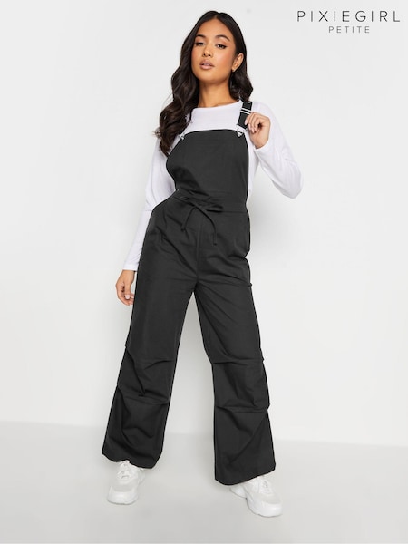 PixieGirl Petite 100% Cotton Pleated Utility Jumpsuit (K79581) | 48 €