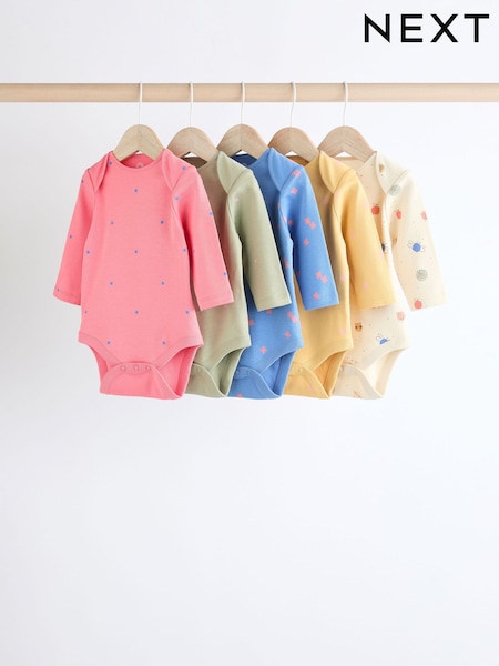 Multi character Baby Bodysuits 5 Pack (K79609) | 55 QAR - 62 QAR