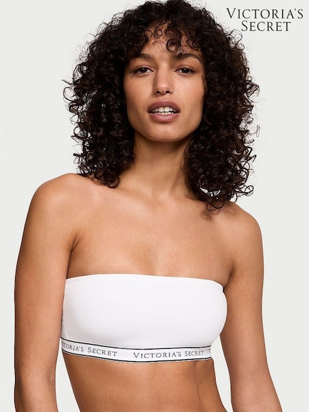 Victoria's Secret White Bandeau Logo Bra (K79800) | €9