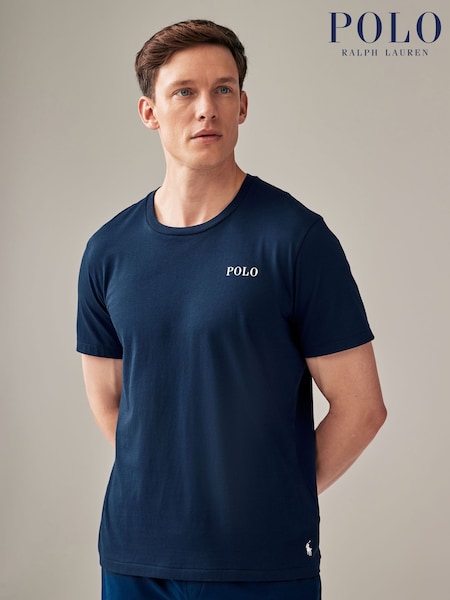 Polo Ralph Lauren Navy Jersey Logo T-Shirt (K79832) | € 43