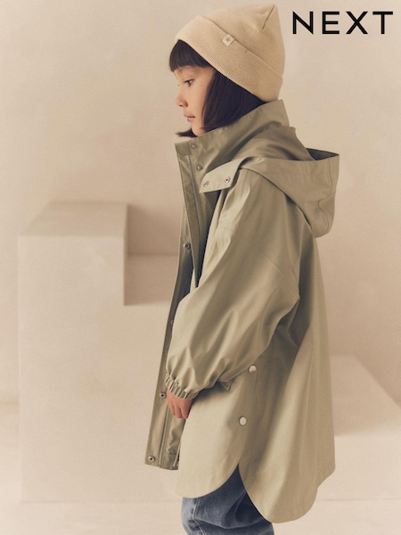 Salbeigrün - Waterproof Oversized Rubber Coat (3-16yrs) (K79837) | 24 € - 31 €