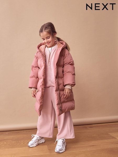 Pink Waterproof Hooded Padded Coat (3-16yrs) (K79846) | CA$123 - CA$151