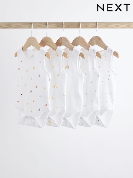 Blanco - Vest Baby Bodysuits 5 Pack (K79884) | 15 € - 18 €