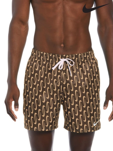 Nike Swooshlink Logo Graphic Swim Shorts (K80517) | kr679