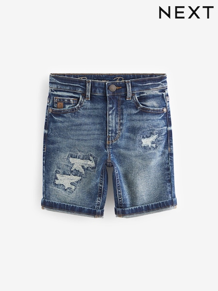 Blau - Distress Denim Shorts (3-16yrs) (K80525) | 2 € - 4 €
