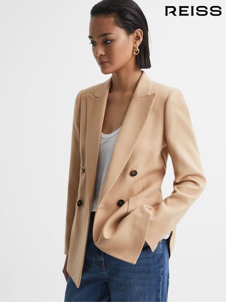 Reiss Larsson Double Breasted Twill Blazer (K80559) | €454