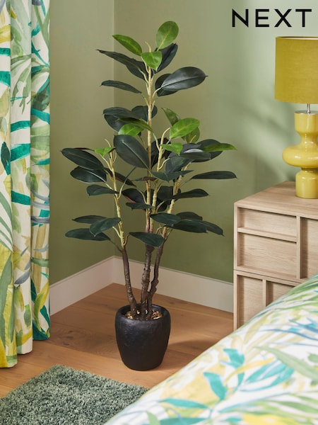 Green Artificial Large Rubber Plant (K80760) | AED463
