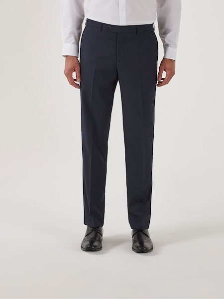 Albastru - Skopes Taioare Fit Romulus Sustainable Pantaloni de costum (K80766) | 204 LEI