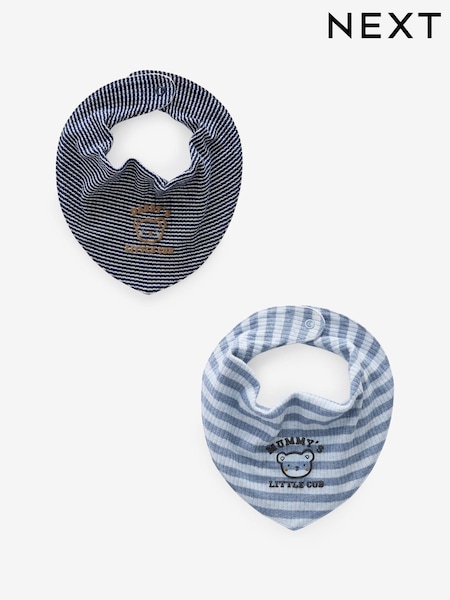 Синій - Family 100% Cotton Bibs 2 Pack (K80771) | 226 грн