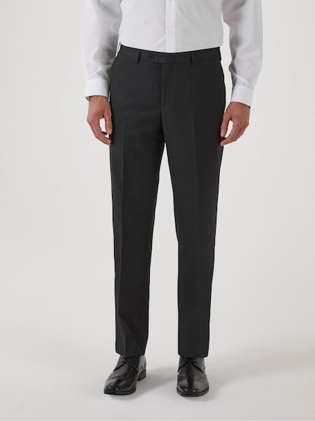 Negru crom - Skopes Taioare Fit Romulus Sustainable Pantaloni de costum (K80787) | 204 LEI