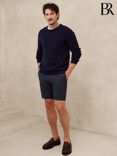 Banana Republic Navy Blue 9" Core Temp Shorts (K81025) | €66