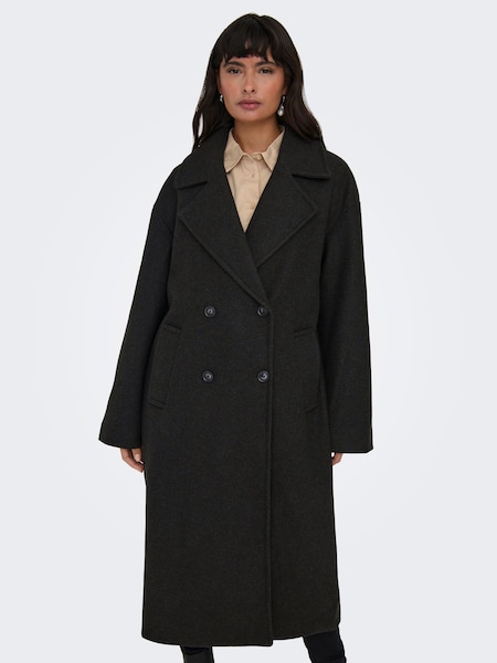 ONLY Black Tailored Double Breasted Coat (K81144) | €61