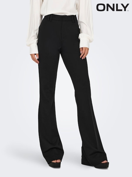 ONLY Black Tailored Flared Trousers (K81168) | €25