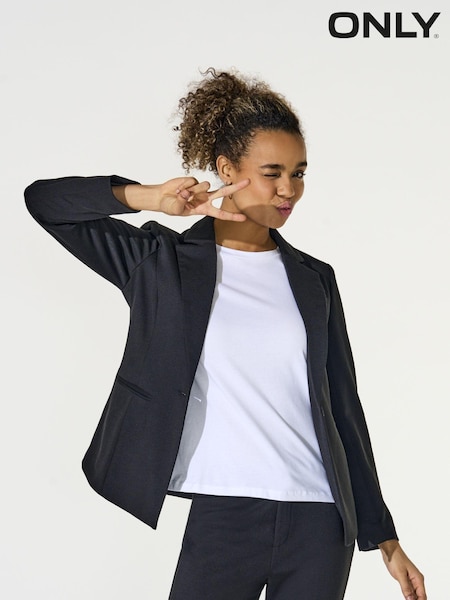 Only Tailored Fitted Single Button Blazer (K81182) | kr606