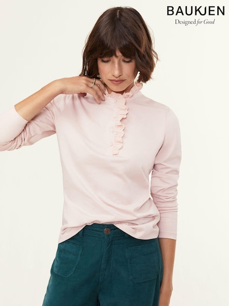 Baukjen Pink Tricia 100% Cotton Top (K81286) | $95